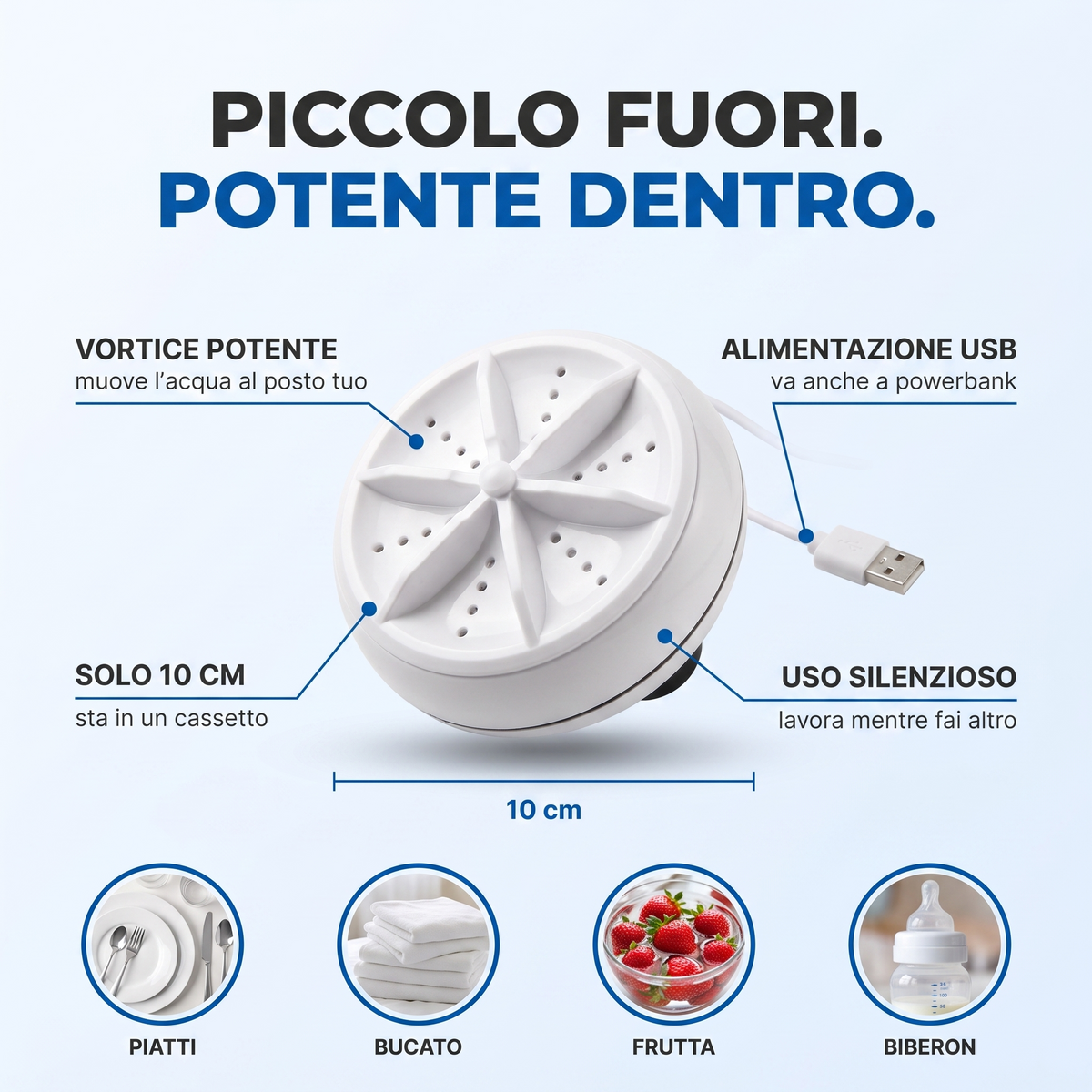 LavaTutto™ Mini Lavatore Portatile