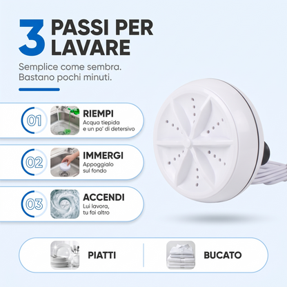 LavaTutto™ Mini Lavatore Portatile